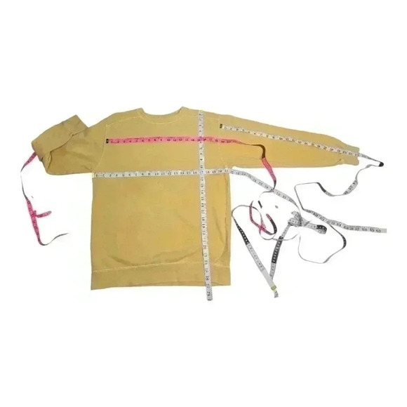 True Colors Preshrunk Mustard Yellow Sweat Shirt Size S **READ** - Picture 5 of 16
